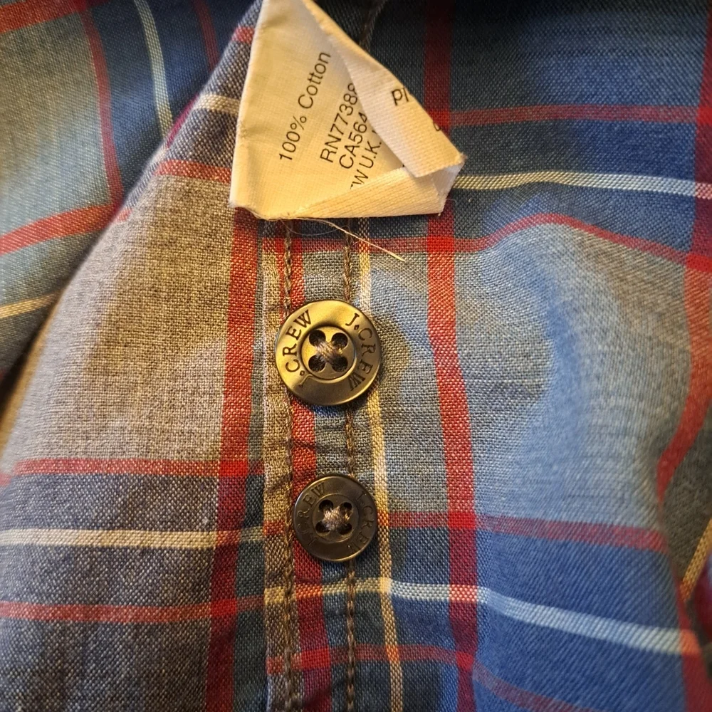 J.Crew Plaid Button-Down Shirt